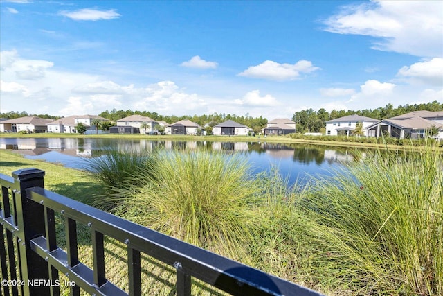 view of water feature