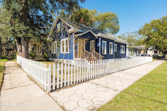 view of bungalow-style home