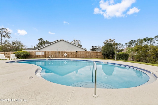 view of pool