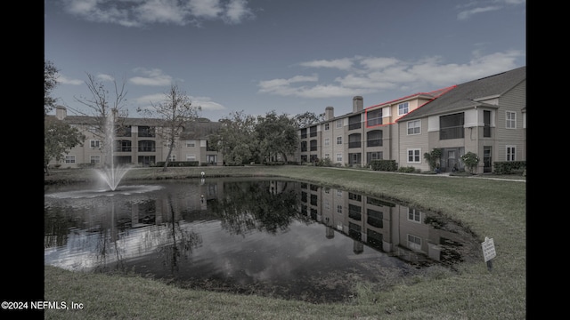 view of water feature