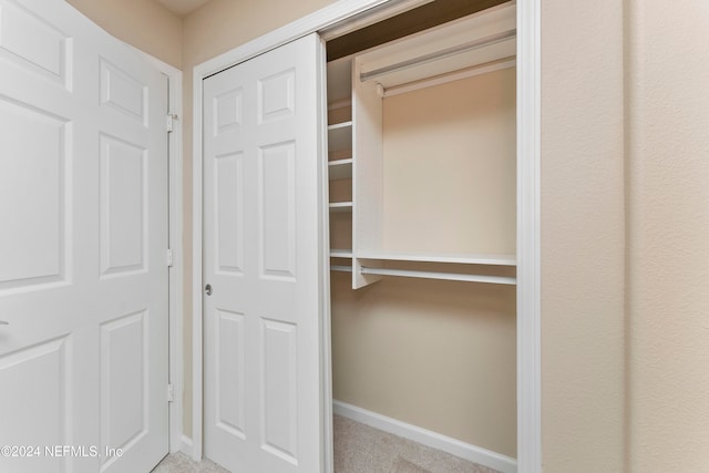 view of closet