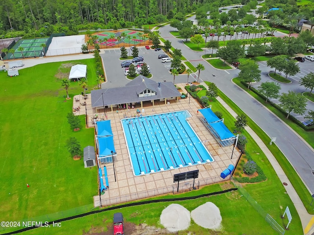 view of pool