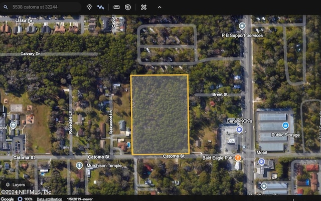 5538 Catoma St, Jacksonville FL, 32244 land for sale