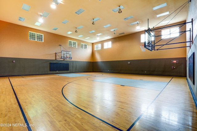 view of sport court