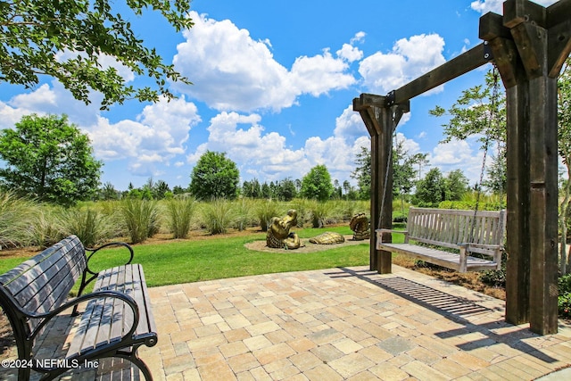 view of patio