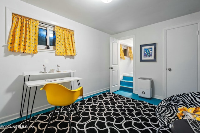 1124 Oriental Gardens Rd, Jacksonville, FL 32207 - carpeted home office with baseboards
