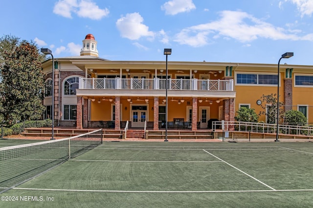 view of sport court