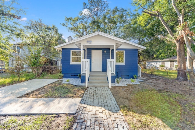 view of bungalow-style house