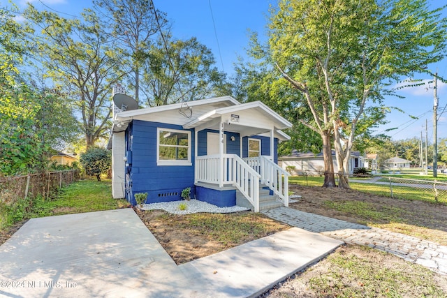 view of bungalow-style home