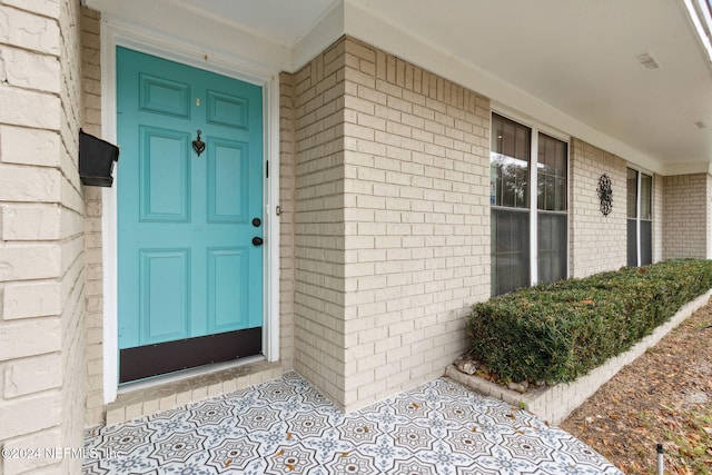 view of entrance to property