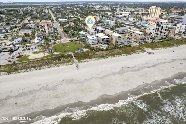 410 1st St S Unit C, Jacksonville Beach, FL 32250 - bird's eye view of unending shoreline