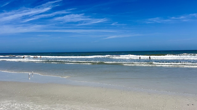 property view of water with a view of the beach