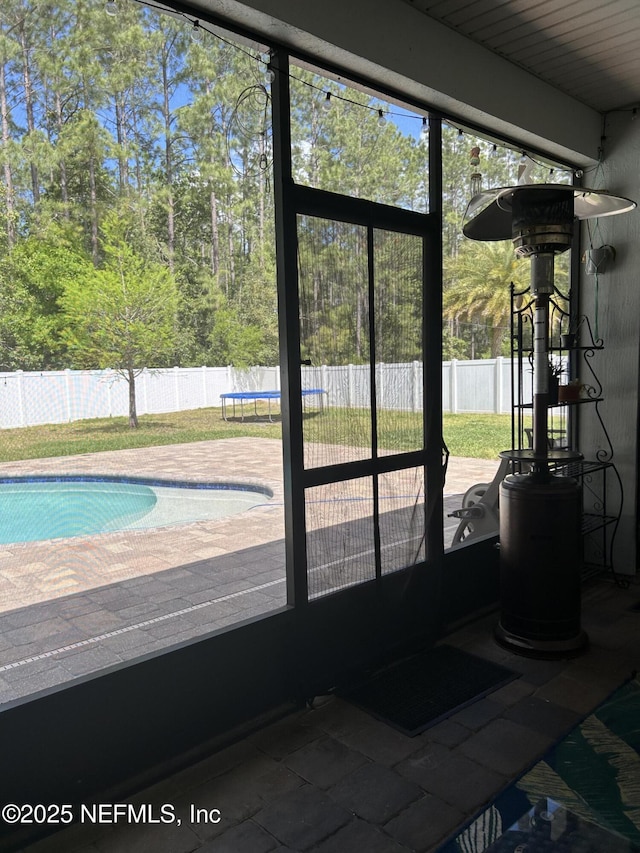 view of doorway to outside