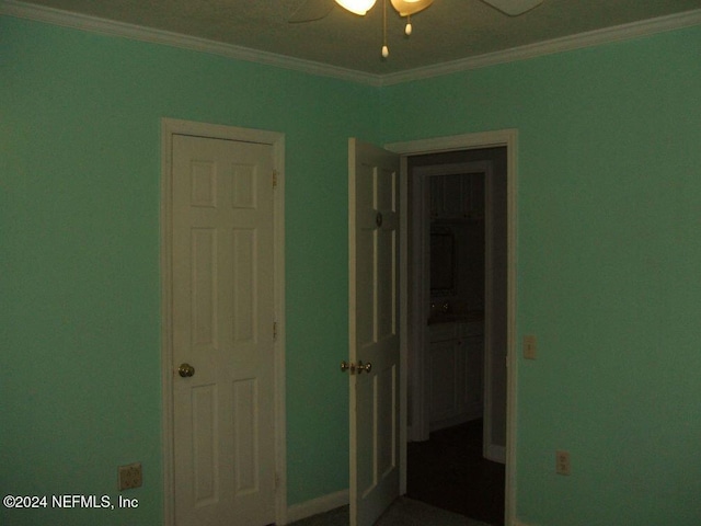 1113 Fieldcrest Rd, Jasper, FL 32052 - unfurnished bedroom featuring ornamental molding and baseboards