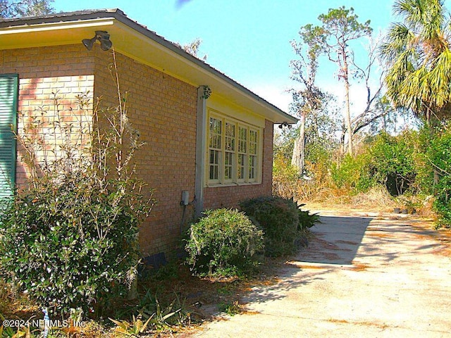 1113 Fieldcrest Rd, Jasper, FL 32052 - view of side of property with brick siding
