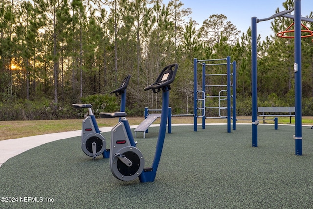 view of home's community featuring a playground