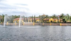 view of water feature