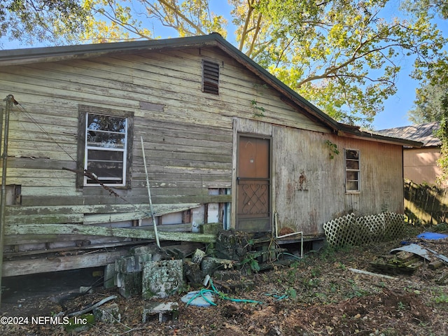 view of rear view of house