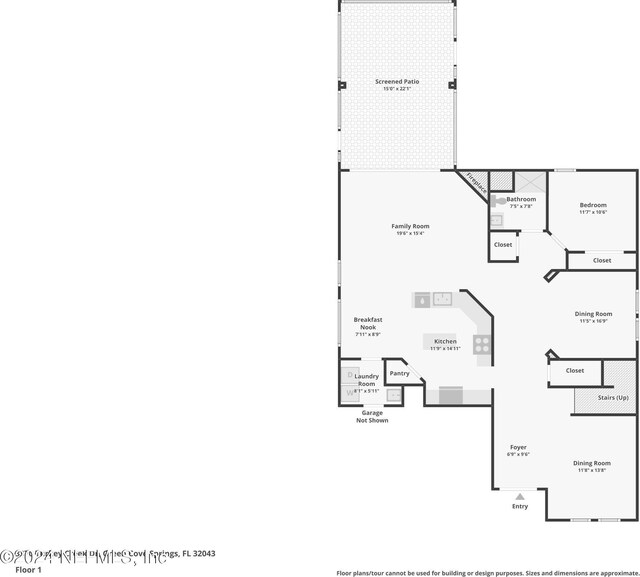 3370 Turkey Creek Dr, Green Cove Springs, FL 32043 - room layout