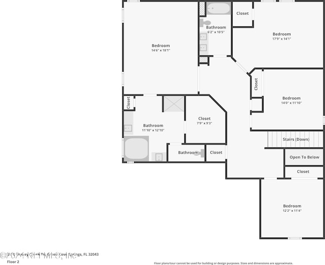 3370 Turkey Creek Dr, Green Cove Springs, FL 32043 - floor plan / room layout