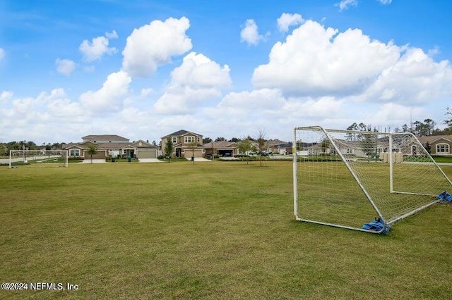 view of play area