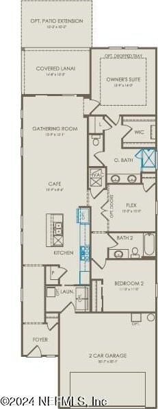 151 Fairlake Cir, Saint Augustine, FL 32092 - home floor plan