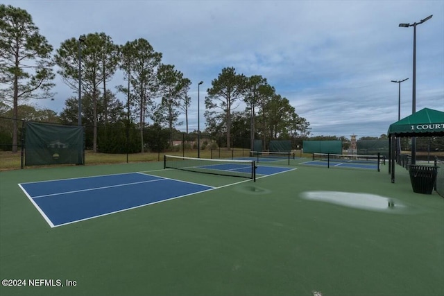 view of sport court with basketball court