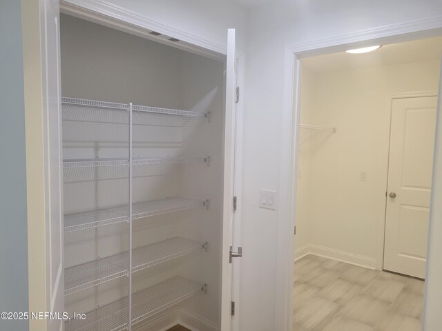 view of closet