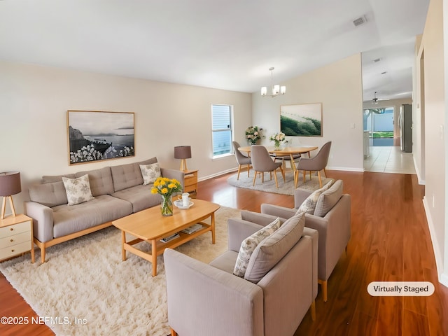 1421 Woodland View Dr, Fleming Island, FL 32003 - living room with plenty of natural light, wood finished floors, and visible vents