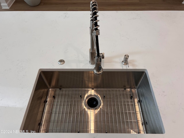 interior details with sink