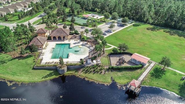 20 Sadie Ct, Saint Augustine, FL 32095 - view of property location with a pool and a large body of water