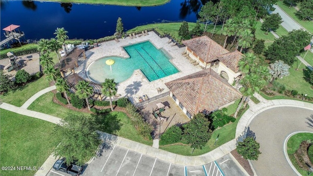 20 Sadie Ct, Saint Augustine, FL 32095 - view of property location with a nearby body of water and a pool area
