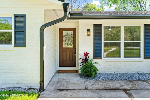 view of entrance to property