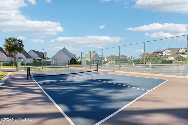 view of sport court with basketball court