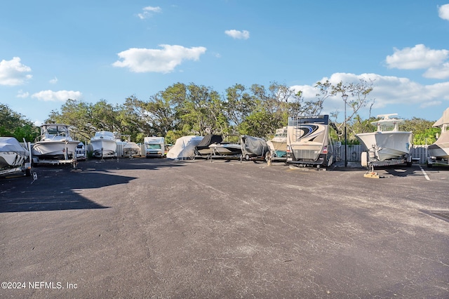 view of car parking