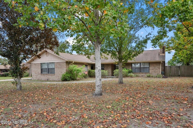 view of ranch-style home