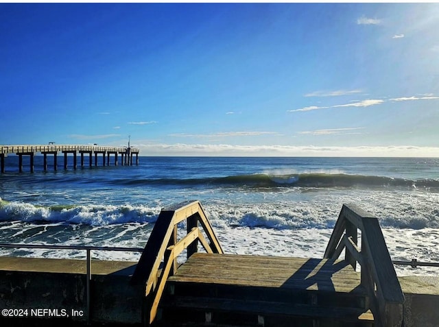 650 Pope Rd W Unit 251, Saint Augustine, FL 32080 - dock area featuring view of water and beach