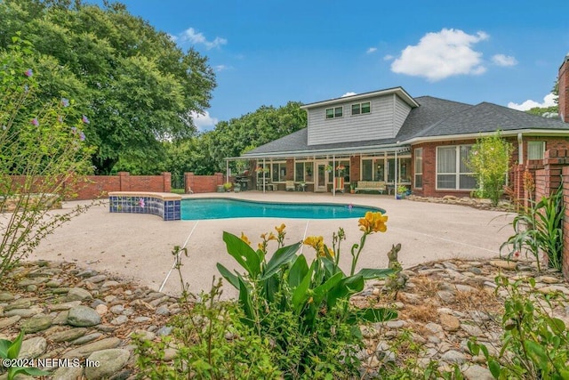 7436 Woodlawn Rd, Macclenny, FL 32063 - view of swimming pool featuring a patio