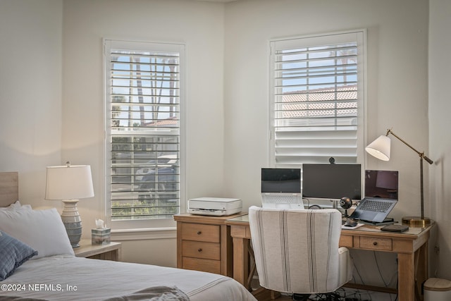 415 N Ocean Grande Dr Unit 101, Ponte Vedra Beach, FL 32082 - bedroom featuring multiple windows and a desk
