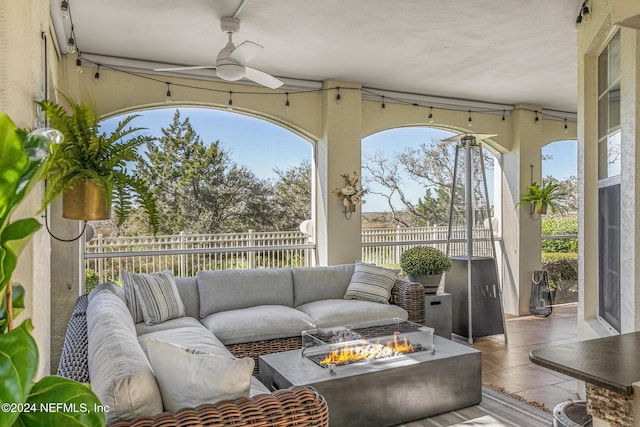 415 N Ocean Grande Dr Unit 101, Ponte Vedra Beach, FL 32082 - sunroom featuring healthy amount of natural light