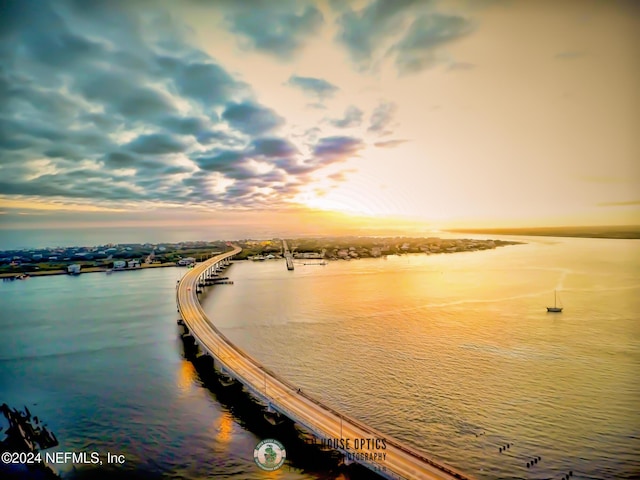 415 N Ocean Grande Dr Unit 101, Ponte Vedra Beach, FL 32082 - water view featuring a notable bridge