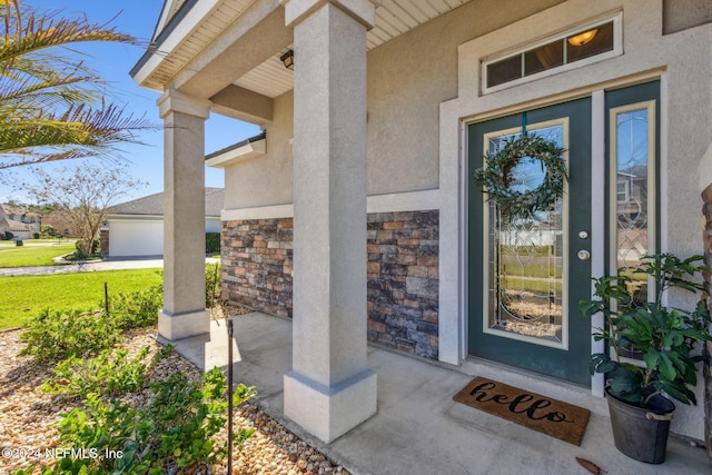 view of entrance to property