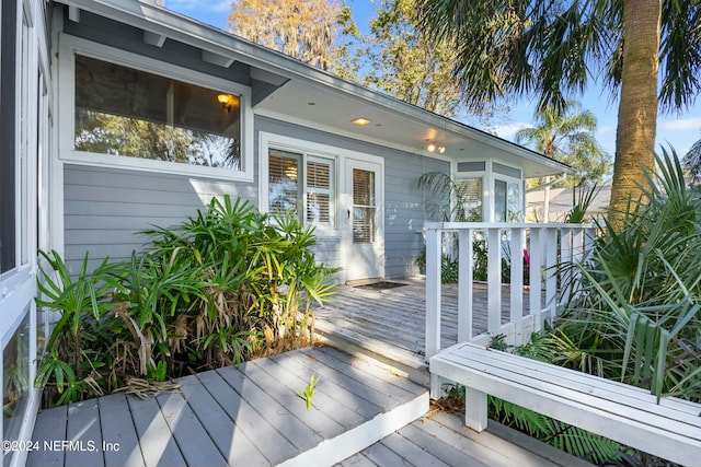 view of deck