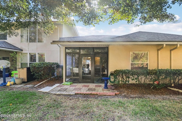 view of rear view of property