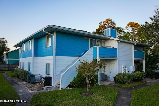 exterior space with a balcony