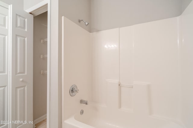 bathroom featuring tub / shower combination