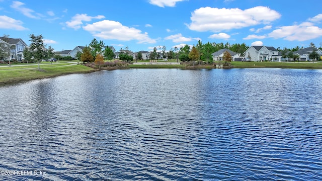 view of water feature