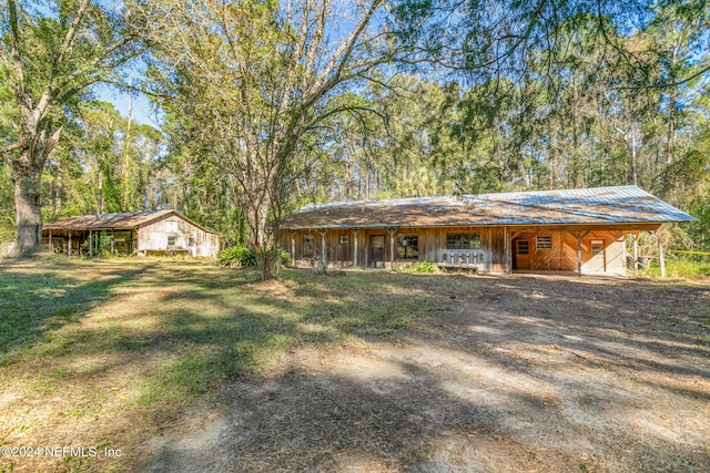 view of front of home