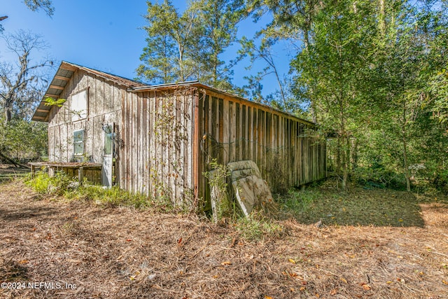 view of outbuilding