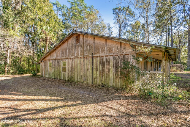 view of outbuilding